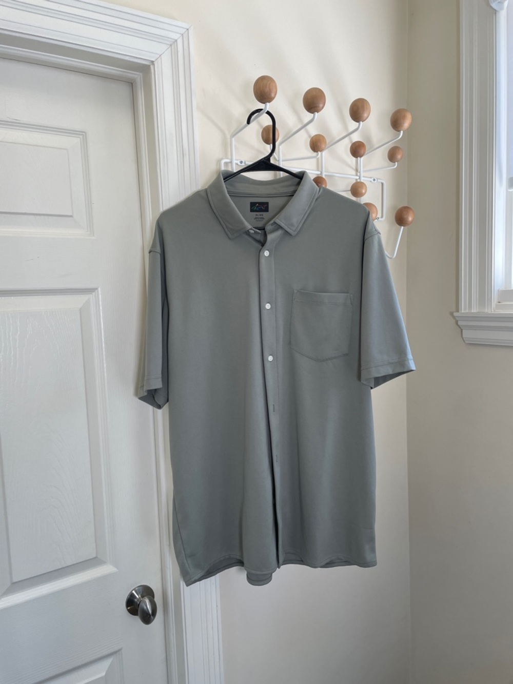 Paul & Shark - Short Sleeve Button Down Shirt - Green - XL